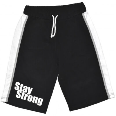 Pantalons short Catcher garçons coton noir taille 164 - Max Buddies