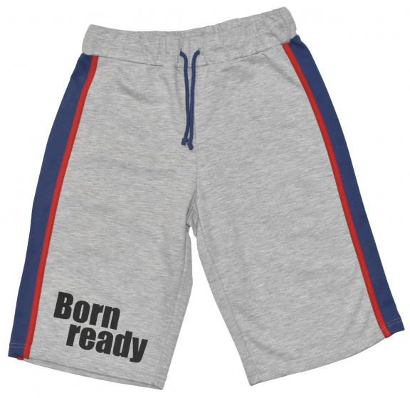 Pantalons short Vito garçons polycoton gris taille 140 - Max Buddies – Image 2
