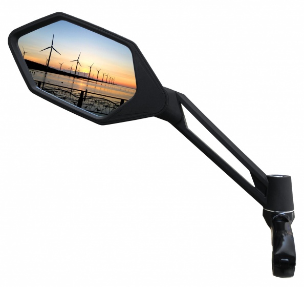 Miroirs rétroviseur de vélo e-bike réglable gauche noir - Meachow