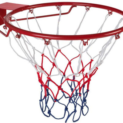 Basket-ball Anneau de basket + filet 45 cm rouge - Midwest