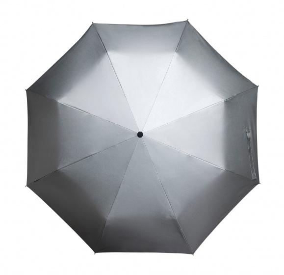 Foldable umbrellas Parapluie pliable avec ouverture à la main Ø 100 cm Argent - miniMAX – Image 3