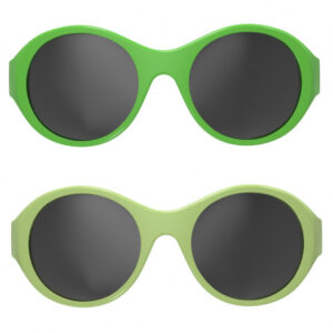 Lunettes de soleil Lunettes de soleil pour enfants Click & Change 0-2 ans vert 2 pcs - Mokki