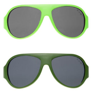 Lunettes de soleil Lunettes de soleil Click & Change pour enfants 2-5 ans vertes 2 pcs - Mokki