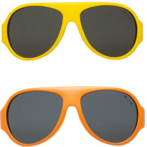 Lunettes de soleil Lunettes de soleil Click & Change pour enfants 2-5 ans jaune 2 pcs - Mokki