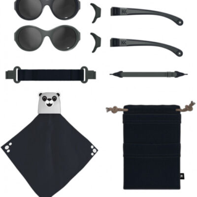 Lunettes de soleil Jeu de lunettes de soleil Click & Change pour enfants noir/gris - Mokki
