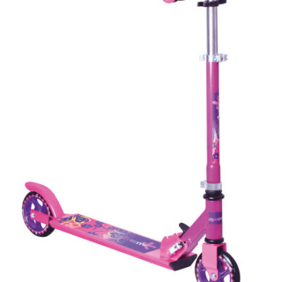 Children's scooters scooter à 2 roues pour enfants Frein à pied pliable rose/violet - Muuwmi