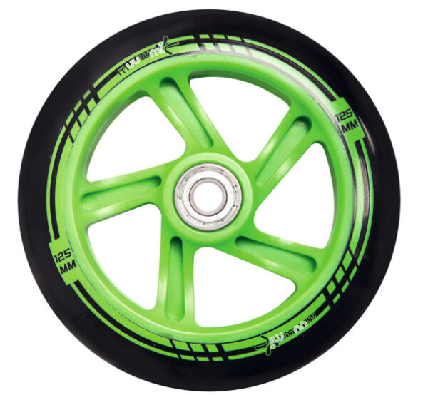 Children's scooters scooter 2 roues pour enfants Frein à pied pliable Noir/vert - Muuwmi – Image 6