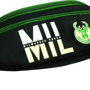 Sacs à fesses Milwaukee Bucks sac de taille junior noir/vert taille unique - NBA
