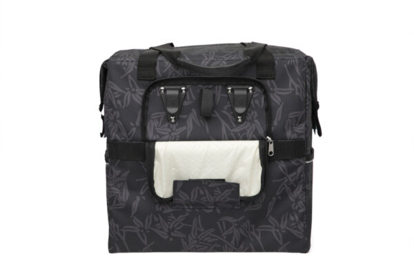 Shopper Camella 24.5L sac simple détachable en bambou noir - New Looxs – Image 5