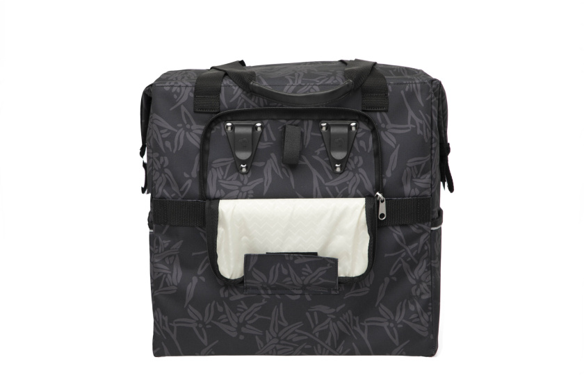 Shopper Camella 24.5L sac simple détachable en bambou noir - New Looxs – Image 5