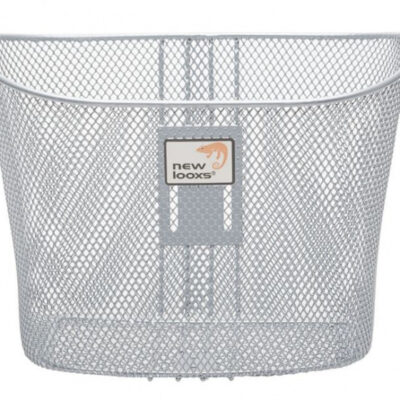 Paniers vélos panier Toscanepour 19 litres d'argent - New Looxs