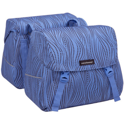 Sacs à vélo double Joli Alma sac double 37 litres déperlant bleu - New Looxs