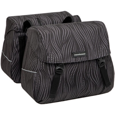 Sacs à vélo double Joli Alma sac double 37 litres déperlant noir - New Looxs