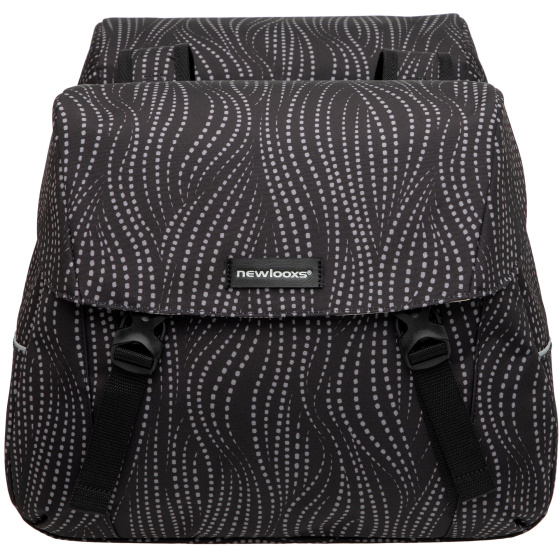 Sacs à vélo double Joli Alma sac double 37 litres déperlant noir - New Looxs – Image 3