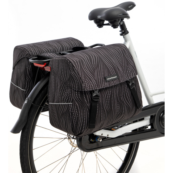 Sacs à vélo double Joli Alma sac double 37 litres déperlant noir - New Looxs – Image 5