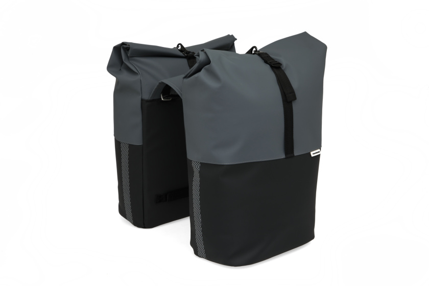 Sacs à vélo double Nyborg Sacoche double pour vélo 34L Waterproof Dark Grey - New Looxs