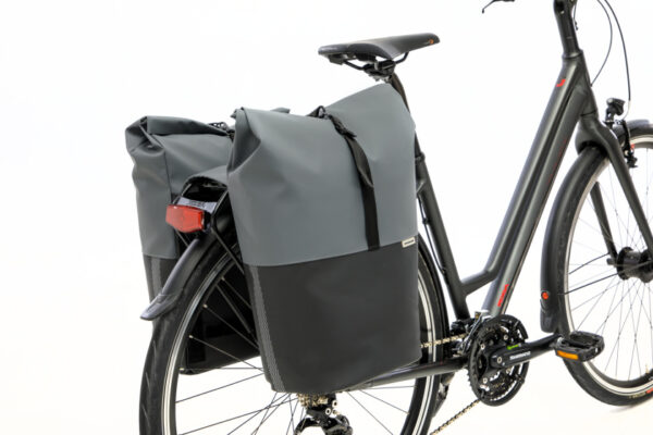Sacs à vélo double Nyborg Sacoche double pour vélo 34L Waterproof Dark Grey - New Looxs – Image 6