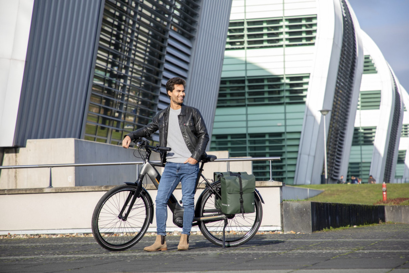 Sacs à vélo double Odense Sac double 39L vert - New Looxs – Image 7