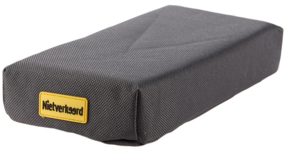 Coussins porte-bagages coussin de sac à dos 32 cm polyester gris foncé - Niet Verkeerd