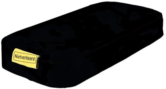 Coussins porte-bagages coussin porte-bagages Eco 32 cm noir - Niet Verkeerd