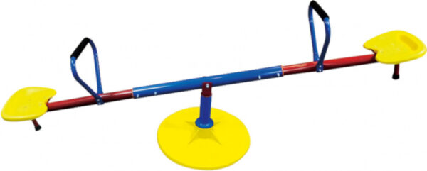 Rocker balançoire pivotante à 360 degrés 180 cm bleu/rouge/jaune - Paradiso Toys – Image 2
