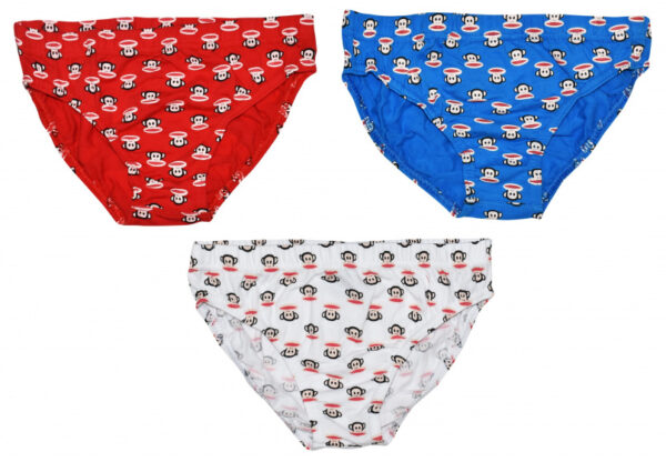 Sous-vêtements sous-vêtements junior rouge/bleu/blanc 3 pièces mt 6/8 ans - Paul Frank – Image 2