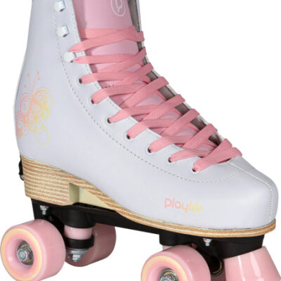 Patins à roulettes Classic patins à roulettes ajustables junior blanc/rose taille 35/38 - Playlife