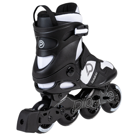 Patins à roulettes en ligne Cloud Patins à roues alignées Fitness 82A noir/blanc taille 42 - Playlife – Image 4