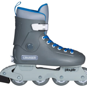 Patins à roulettes en ligne Cruiser Grey patins en ligne junior gris taille 35-38 - Playlife