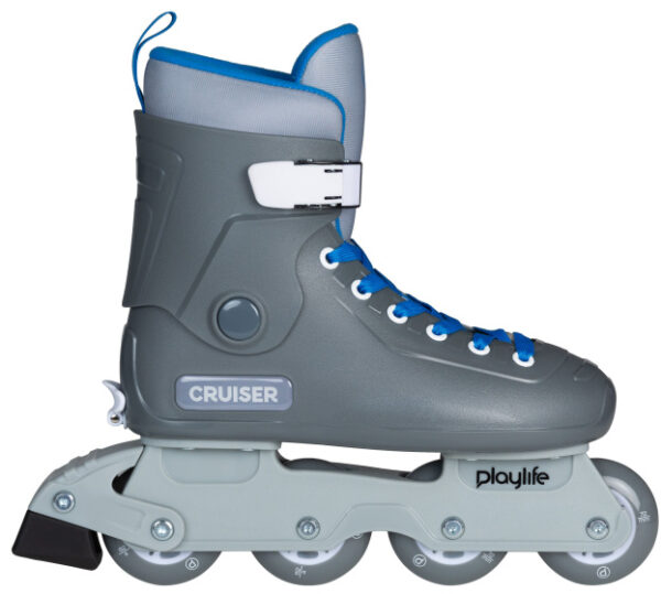 Patins à roulettes en ligne Cruiser Grey patins en ligne junior gris taille 39-42 - Playlife – Image 2