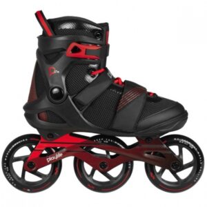 Patins à roulettes en ligne GT Black 110 patins à roues alignées hommes noir/rouge taille 37 - Playlife