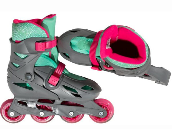 Patins à roulettes en ligne patins inline Riddler hardboot 82A gris taille 31-34 - Playlife – Image 6