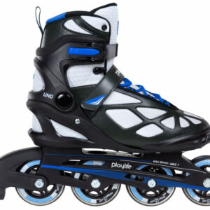 Patins à roulettes en ligne patins à roulettes Uno Black 80 softboot 82A noir taille 39 - Playlife