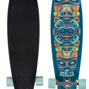Longboards longboard Seneca 97 x 23 cm bois noir/bleu - Playlife
