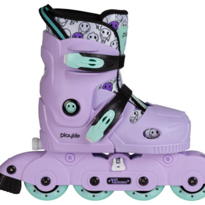 Patins à roulettes en ligne Smile Girls patins en ligne filles lilas taille 30-33 - Playlife