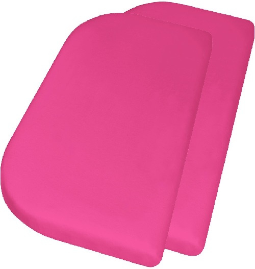 Draps-housses Drap-housse Junior 81 x 42 + 10 cm Coton 2 pièces Rose - Playshoes – Image 2