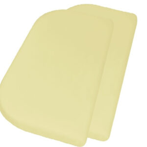 Draps-housses Drap-housse Junior 81 x 42 + 10 cm Coton 2 pièces Jaune - Playshoes