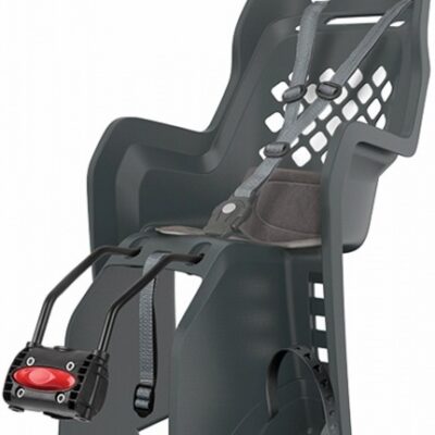 Sièges arrières Joy CFS Selle de vélo Fixation arrière du cadre Gris foncé - Polisport