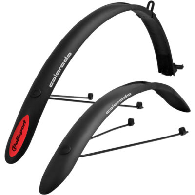 Garde-boue Colorado City Jeu de garde-boue 28 Inch 55 mm Noir - Polisport
