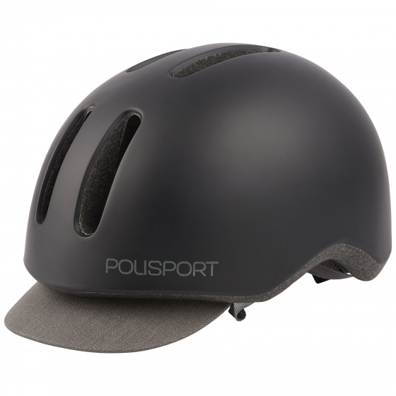 Casques adultes Commuter casque de vélo unisexe gris taille 58-61 cm - Polisport – Image 2