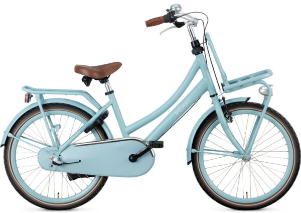 Children bikes Daily Dutch Basic+ 22 Pouces 35 cm Fille 3SP Frein à rétropédalage Bleu mat - Popal
