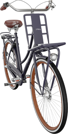 Vélos de transport dames Daily Dutch Prestige 28 Pouces 47 cm Femme 3SP Frein à rétropédalage Bleu pétrole - Popal – Image 3