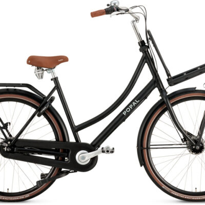 Vélos de transport dames Daily Dutch Prestige 28 Pouces 47 cm Femme 7SP Rollerbrakes Noir mat - Popal