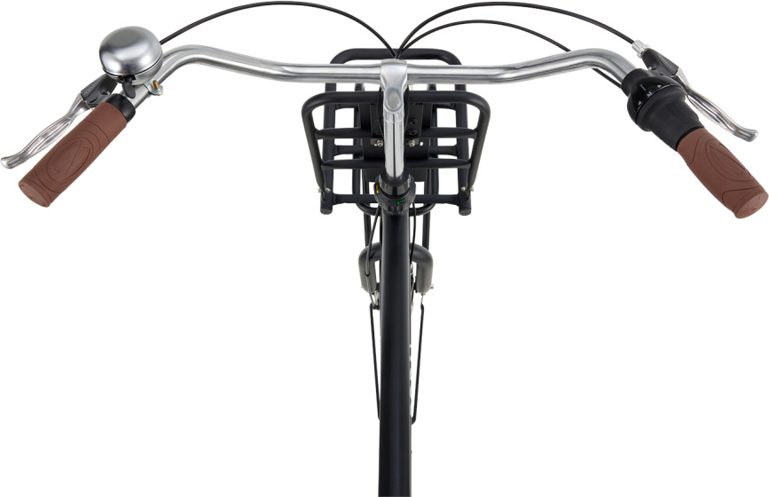 Vélos de transport hommes Daily Dutch Prestige 28 Pouces 57 cm Homme 7SP Rollerbrakes Noir mat - Popal – Image 3