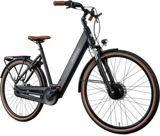 Vélos de ville électriques Novel FM 28 Pouces 59 cm Femme 7SP Hydraulique Frein à disque Noir mat - Popal – Image 2