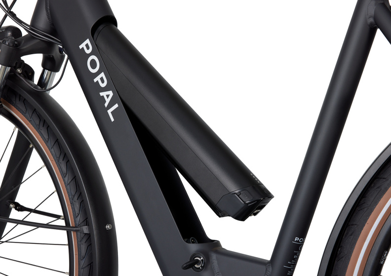 Vélos de ville électriques Novel FM 28 Pouces 59 cm Femme 7SP Hydraulique Frein à disque Noir mat - Popal – Image 5