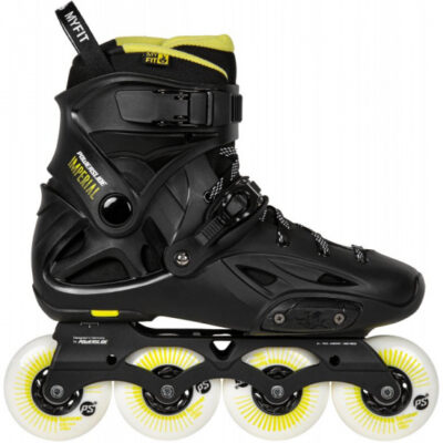 Patins à roulettes en ligne patins à roues alignées Imperial One 88A hardboot noir mt 43/44 - Powerslide