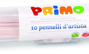 Peindre set de pinceaux junior 22 cm bois naturel 11 pièces - Primo