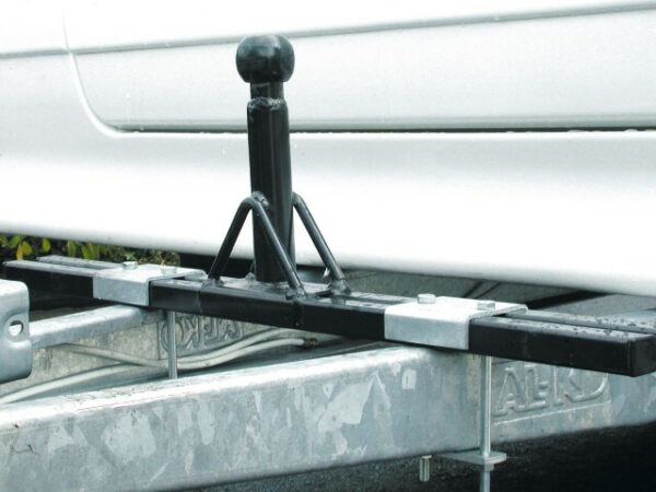 Bike carrier accessories Adaptateur de barre d'attelage pour caravane max. 65 kg Noir - Pro-User – Image 3