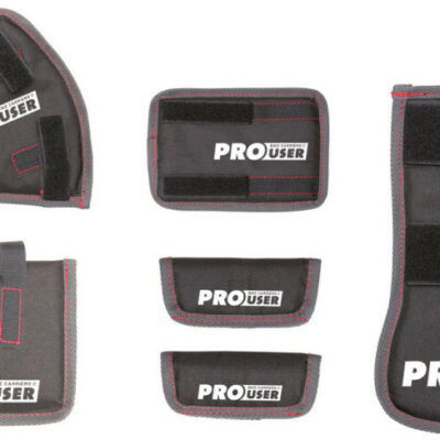 Bike carrier accessories Kit de protection pour Pro-User Porte-vélos Noir 7 pièces - Pro-User